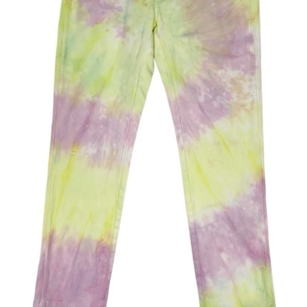 Stella McCartney Pastel Tie-Dye Straight Leg Jeans